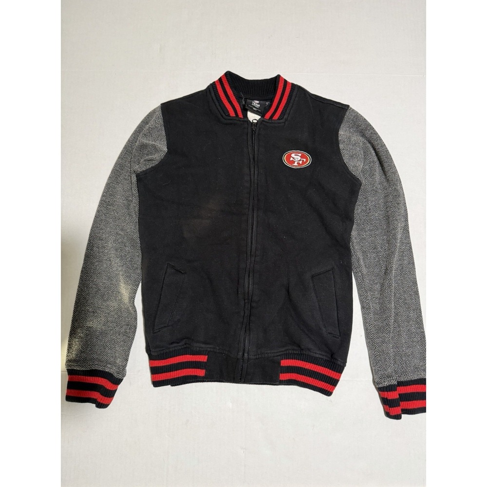 NFL Apparel 49ers, Full Zip, Leatherman style Jacket Girl's (no tag)